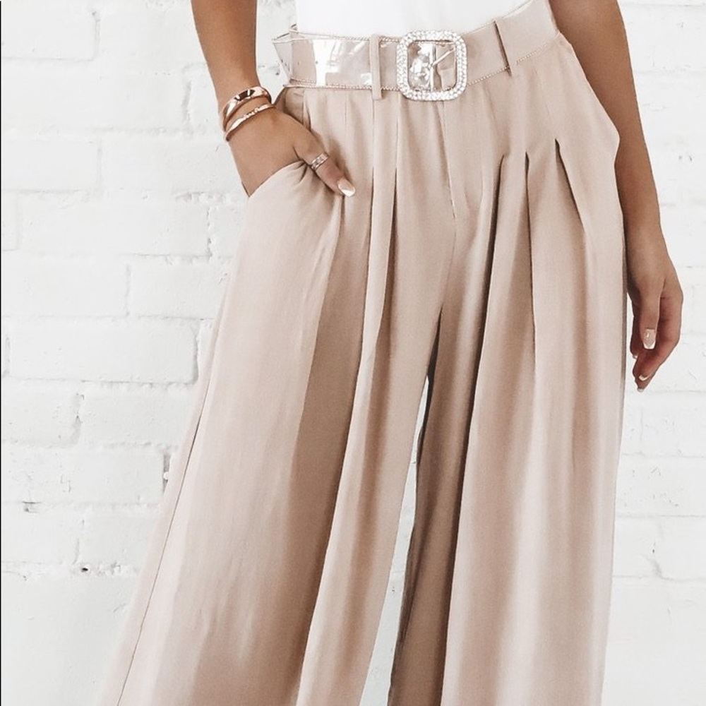 NWT MinkPink Taylah Wide Leg Pants